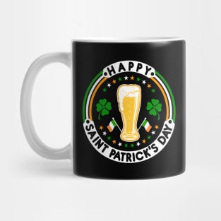 Happy Saint Patrick's Day|Beer|Clovers|Tees Mug